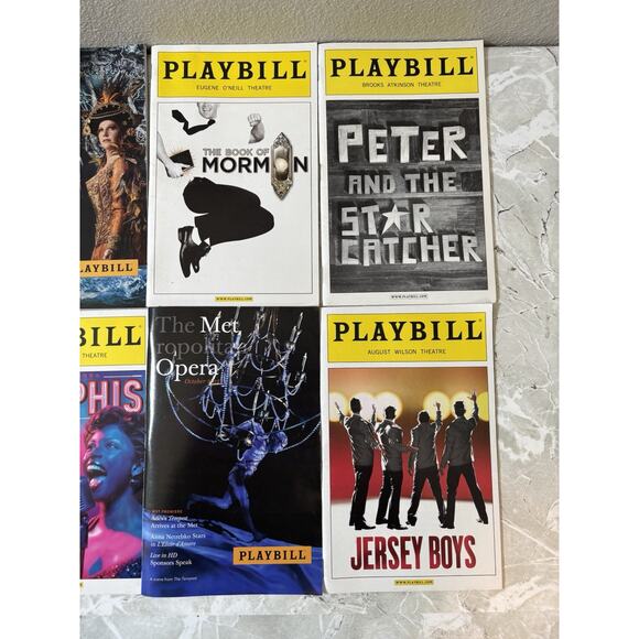 Lot Of 12‎ Broadway Playbills - Variety Of Shows And Theatres - Picture 4 of 7